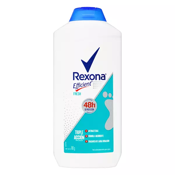 Talco Rexona Efficient Fresh