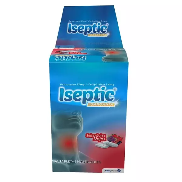 Iseptic Frutos Rojos Tabletas Masticable