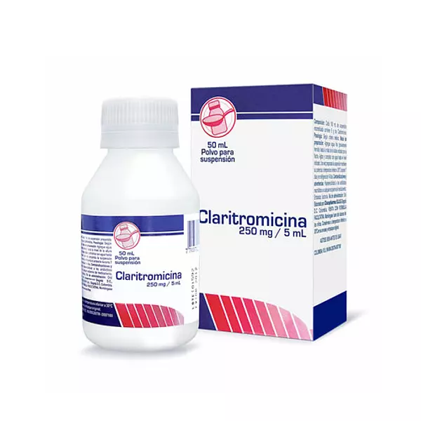 Claritromicina 250 Mg/5 Ml