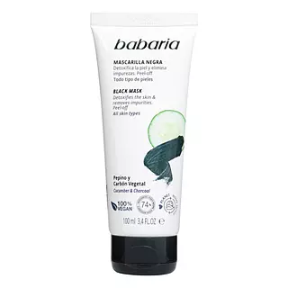 Mascarilla Babaria Negra Extracto Vegetales