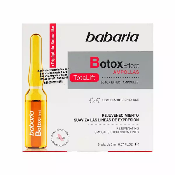 Ampollas Facial Botox Babaria 10 M