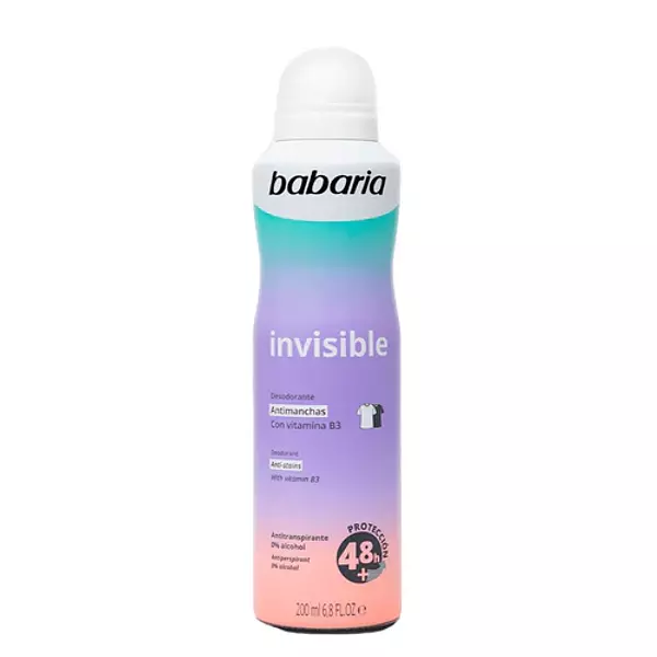 Desodorante Spray Babaria Invisible Vitamina B3