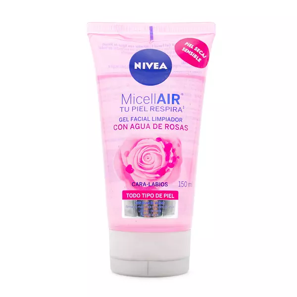 Gel Nivea Facial Micellair Rosas