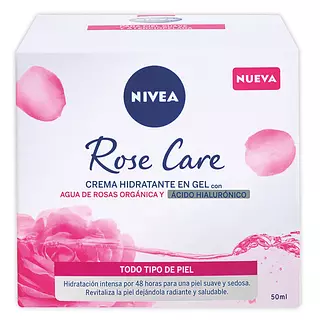 Nivea Agua De Rosas Crema Hidratante