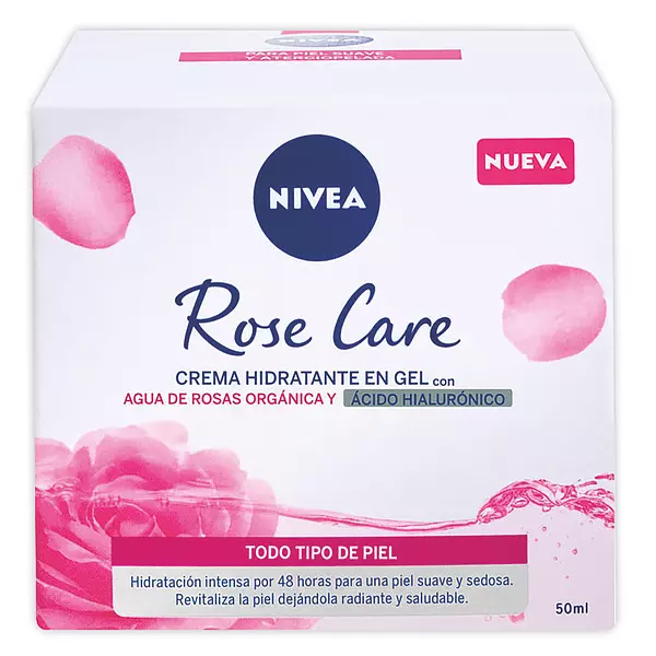 Nivea Agua De Rosas Crema Hidratante