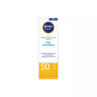 Bloqueador Nivea Facial Piel Sensible Fps 50
