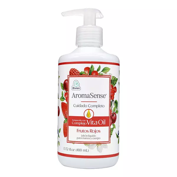 Jabon Liquido Aromasense Frutos Rojos