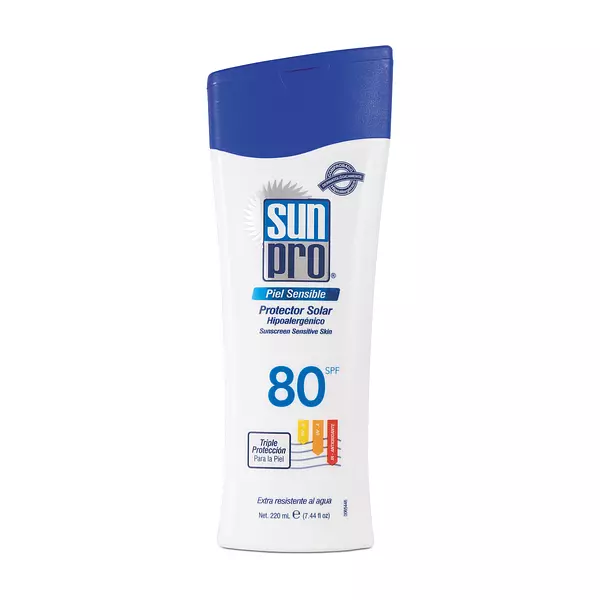 Bloqueador Sun Pro Piel Sensible Spf 80