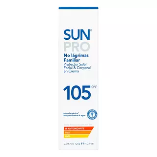 Bloqueador Sun Pro Crema Spf 105 Familiar