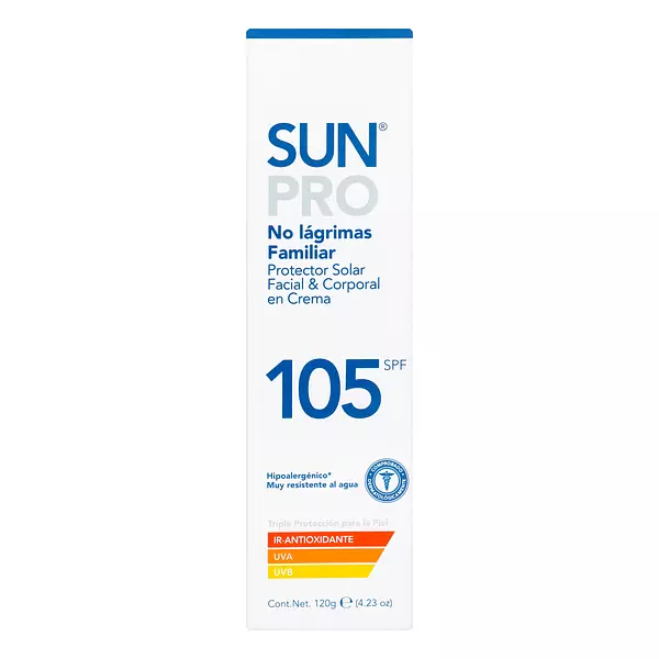 Bloqueador Sun Pro Crema Spf 105 Familiar