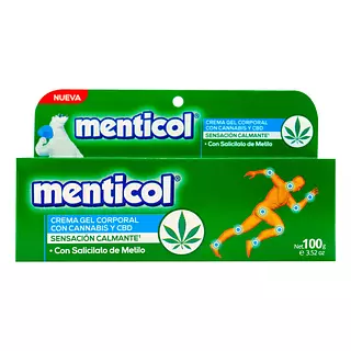 Crema Gel Corporal Menticol Cannabis