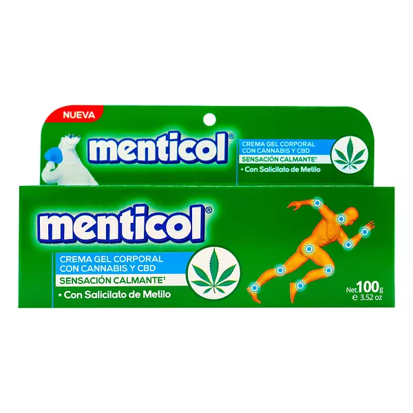 Crema Gel Corporal Menticol Cannabis