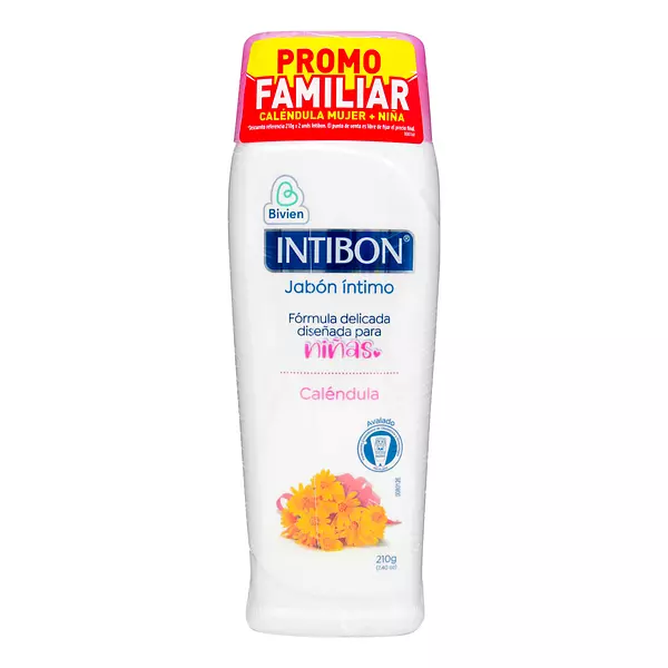 Jabon Intimo Intibon Calendula Mujer + Jabon Intimo Niña