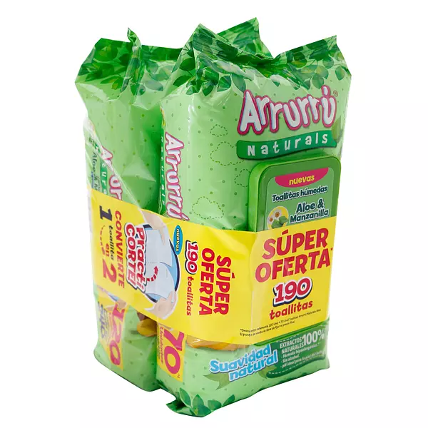 Toallitas Arrurru Aloe Pack Oferta