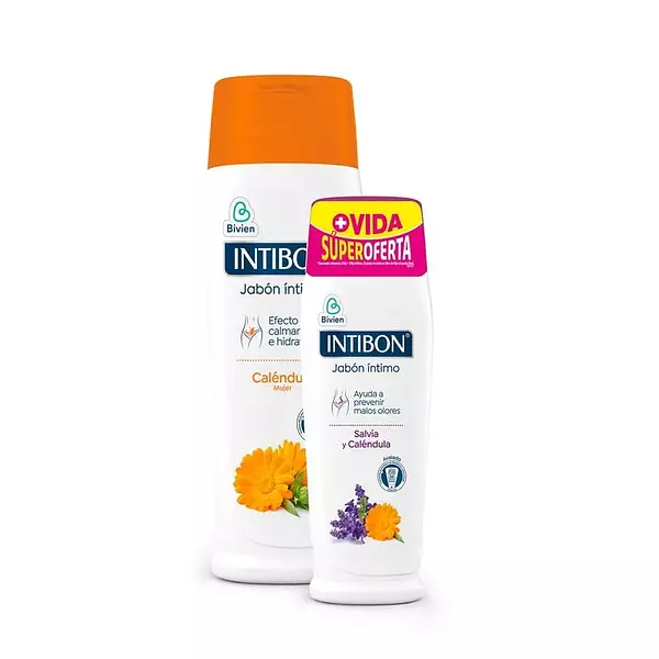 Jabon Intimo Intibon Calendula 210 Gr + Jabon Salvia 120 Gr