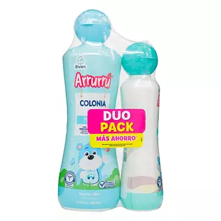 Colonia Arrurru Naturals Azul 400 Ml + Crema Humectante 220 Ml