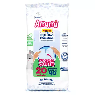 Toallitas Arrurru Suavidad & Humectacion