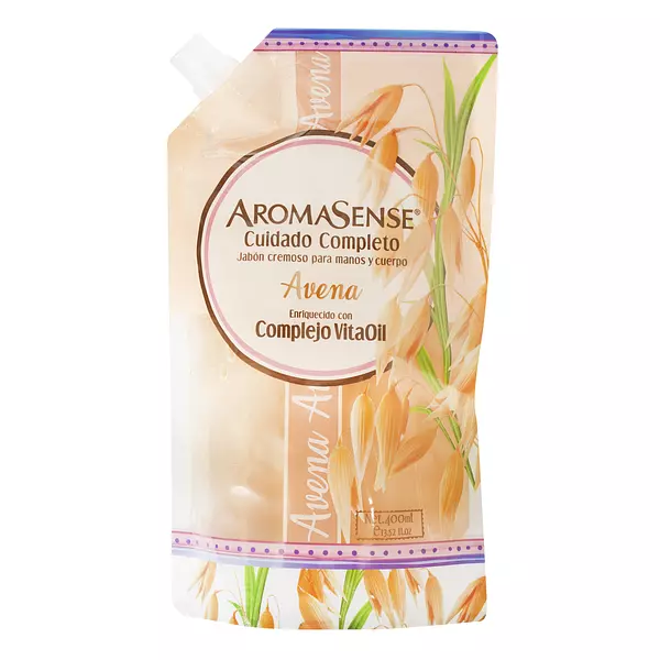 Jabon Liquido Aromasense Avena Doy Pack