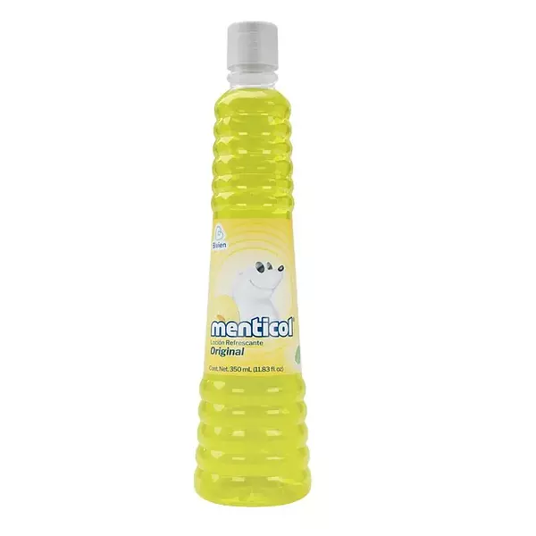 Menticol Locion Refrescante Original Amarillo