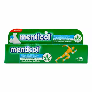 Crema Gel Corporal Menticol Cannabis