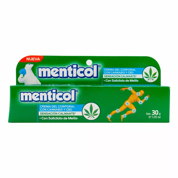 Crema Gel Corporal Menticol Cannabis