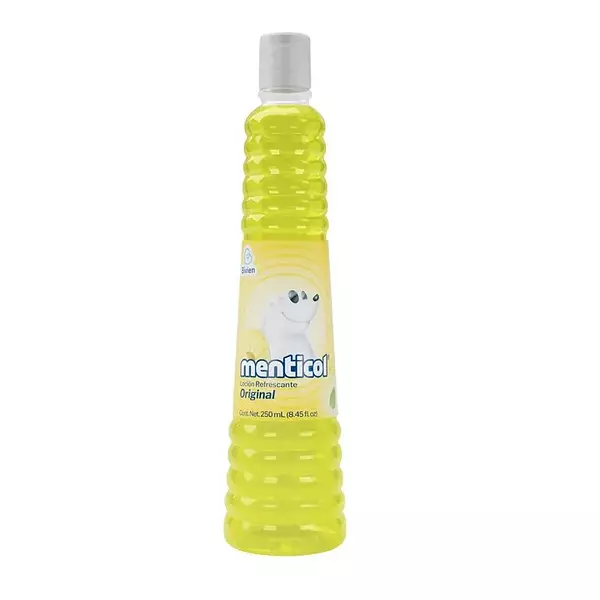 Menticol Locion Refrescante Original Amarillo