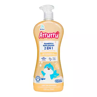 Champu Y Baño Liquido 2 En 1 Arrurru Delicada Nutricion