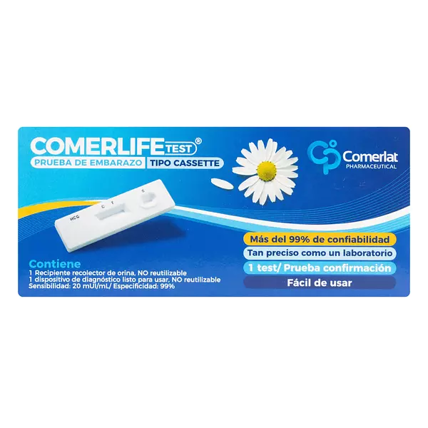 Prueba Embarazo Comerlife Test Tipo Cassette