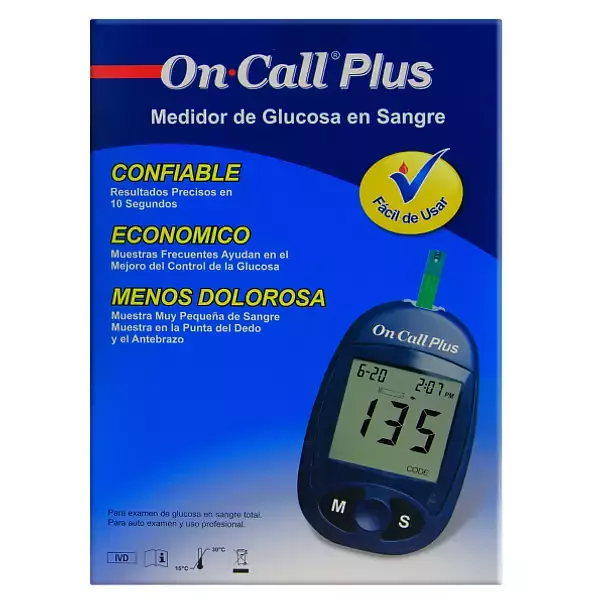 Glucometro On Call Plus System Kit