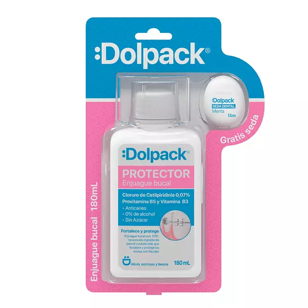 Enjuague Bucal Dolpack Protector 180 Ml+Sed Denta