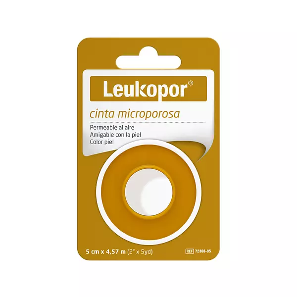 Micropore Leukopor Piel 2x5 Yardas Tarjeta