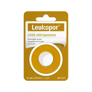Micropore Leukopor Piel 1x5 Yardas Tarjeta