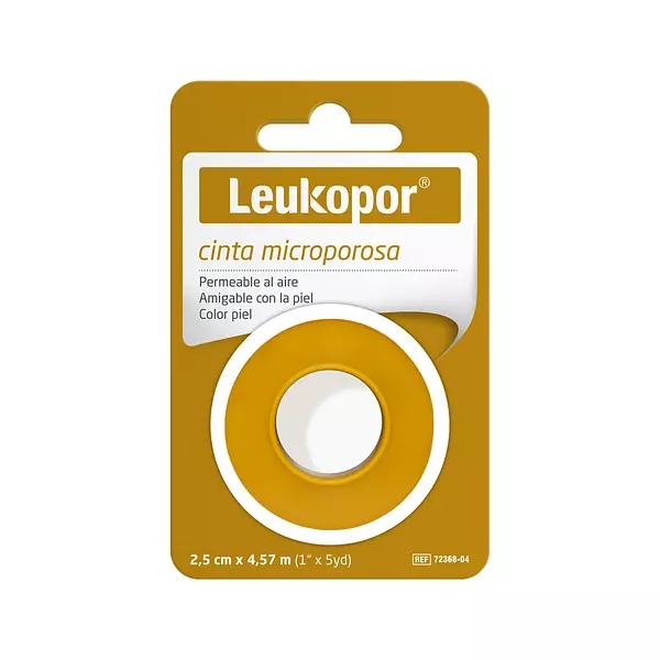 Micropore Leukopor Piel 1x5 Yardas Tarjeta