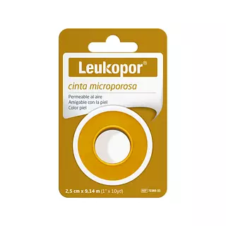 Esparadrapo Leukopor Piel 1x10 Yardas Tarjeta