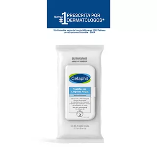 Toallitas Limpieza Facial Cetaphil