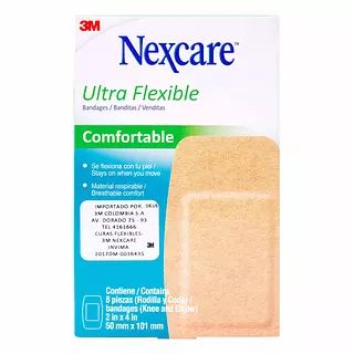 Banditas Nexcare Ultraflexible Rodilla/Codo