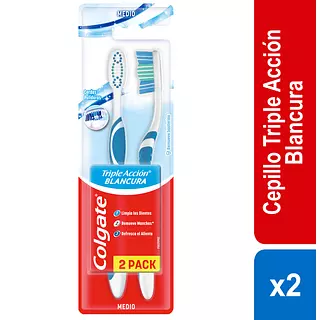 Cepillo Colgate Triple Accion Blancura