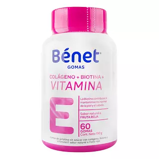 Gomas Benet Colageno + Biotina + Vitamina E