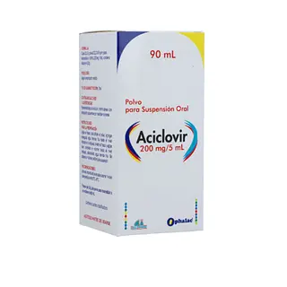 Aciclovir Suspensión 200 Mg / 5 Ml