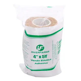 Venda Elastica Adhesiva Yardas Color Piel