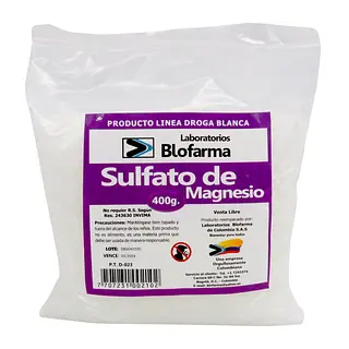 Sulfato Magnesio Dr Sana