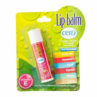 Protector Labial Lip Balm Cero Strawberry