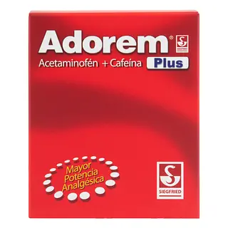 Adorem Plus Acetaminofen + Cafeina