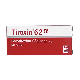 Tiroxin 62 Mcg