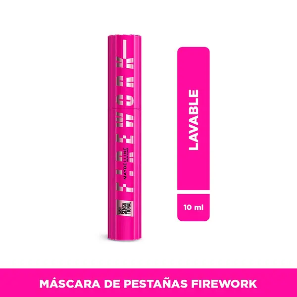 Pestañina Maybelline Lash Sensational Firework Negra