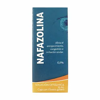 Nafazolina Hcl 0.1% Solución Oftálmica