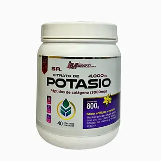 Sr. Citrato De Potasio 4.000 Mg Vainilla