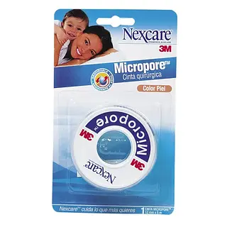 Esparadrapo Micropore Color Piel 3m 12 X 5