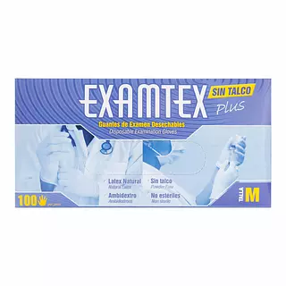 Guante Latex Examtex Talla M