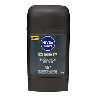 Desodorante Nivea Barra Deep Black Carbon